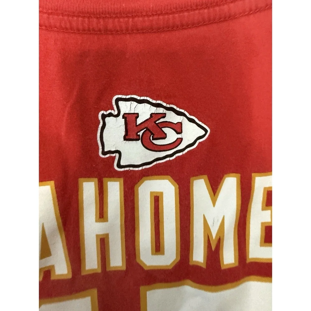 NFL Team Apparel Kansas City Chiefs Patrick Mahomes Youth XXLarge 18 Tee Shirt - Picture 4 of 6
